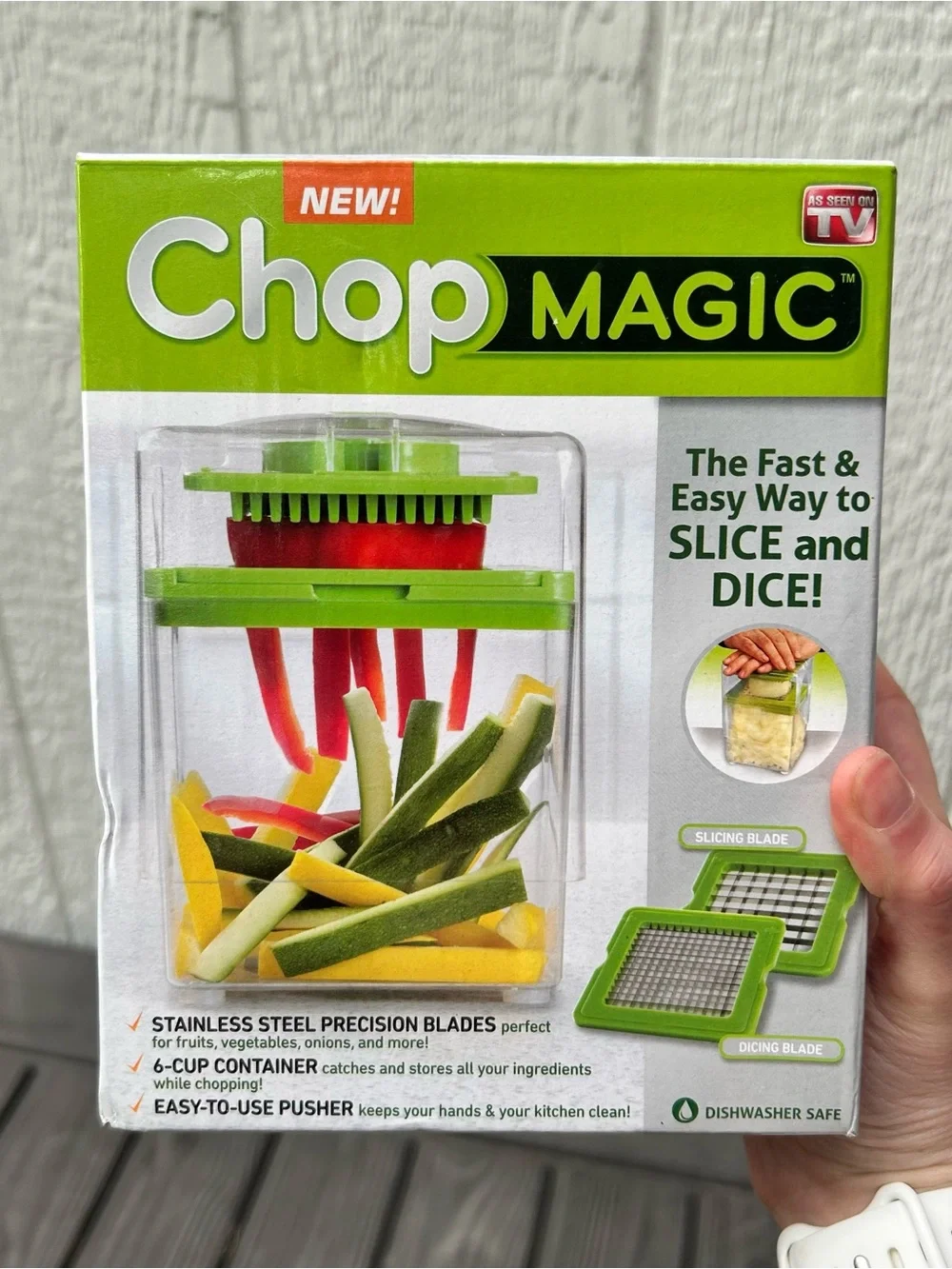NEW Chop Magic Slice and Dice Veggie Chopper